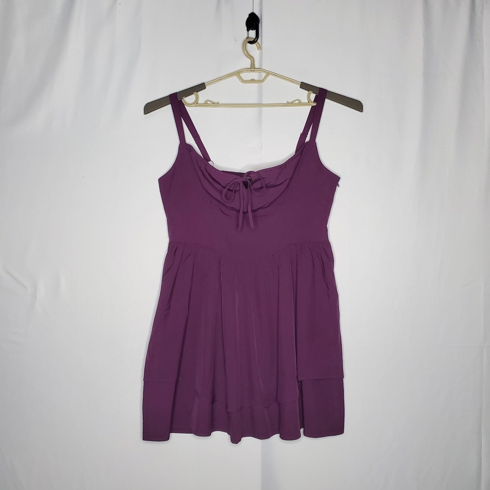 Scarlet Darkness Dress 2XL Dark Purple Smocked Mini Whimsygoth Romantic Fairy